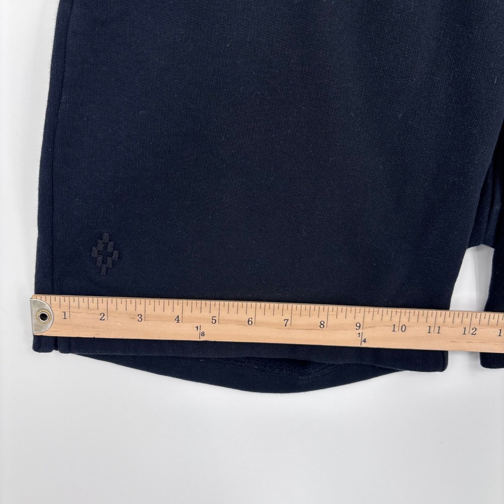 Marcelo Burlon County of Milan Sweat Shorts Mens M Black Utility Techwear - Picture 2 of 10